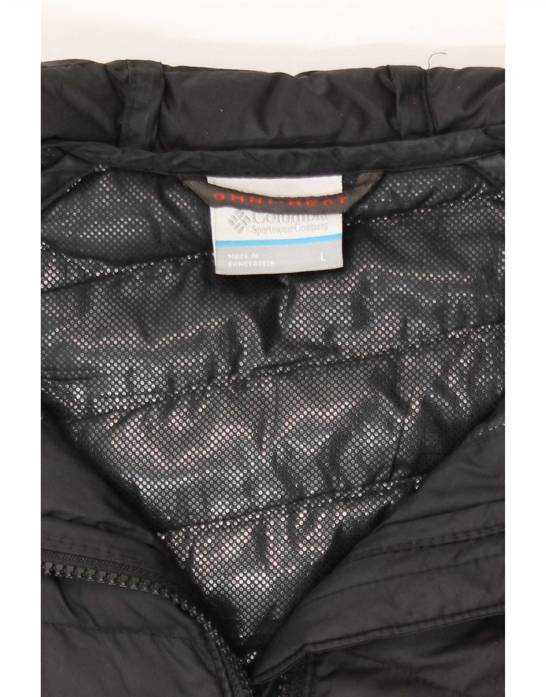 Giacca imbottita con cappuccio da donna Columbia UK 16 grande poliestere nero