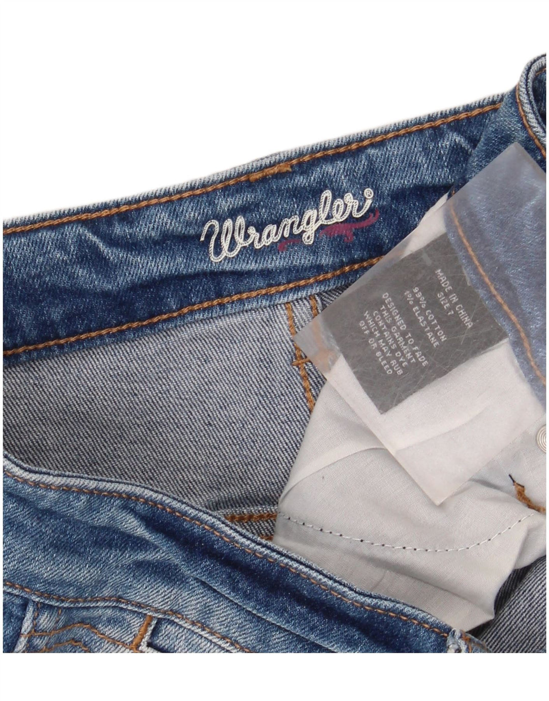 Pantaloncini di jeans da donna WRANGLER US 7 Medium W32 Cotone blu
