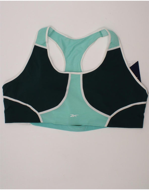 Top Reebok Speedwick da donna UK 26/28 4XL Turchese Colourblock Sports
