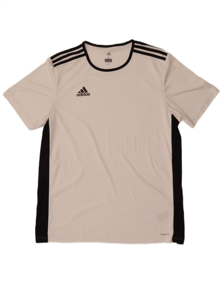 T-shirt ADIDAS da uomo Climalite Top XL poliestere bianco