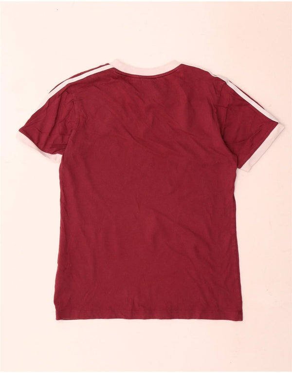 T-shirt da donna Adidas Top UK 10 piccola rossa in cotone