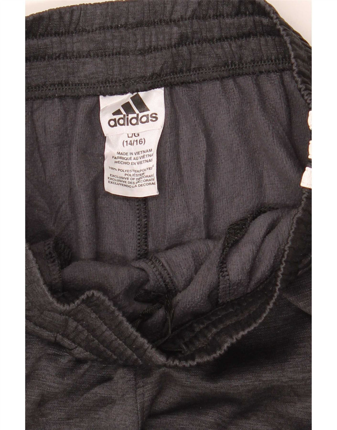 Pantaloni da tuta da ragazzo Adidas Joggers 12-13 anni Large Nero Poliestere