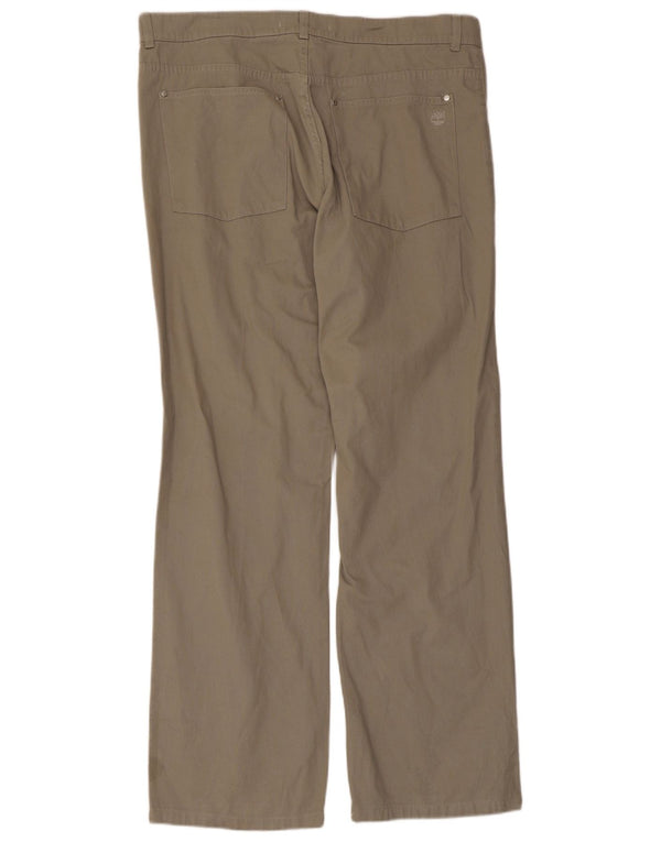 Pantaloni casual dritti da uomo Timberland W38 L31 cotone grigio
