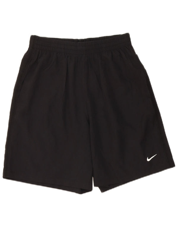 Pantaloncini sportivi Nike da ragazzo Dri Fit 13-14 anni XL poliestere nero