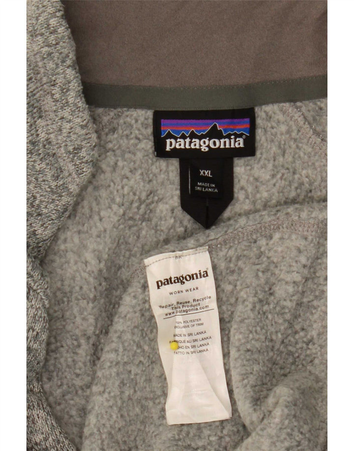 Patagonia Giacca da tuta grafica da uomo 2XL Poliestere chiazzato grigio