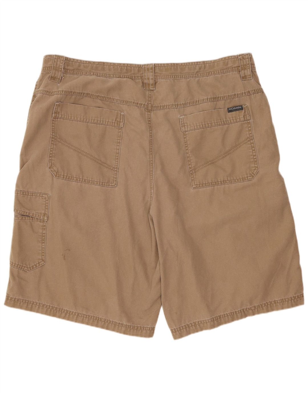 Pantaloncini cargo Omni-Shield da uomo COLUMBIA W40 XL in cotone beige