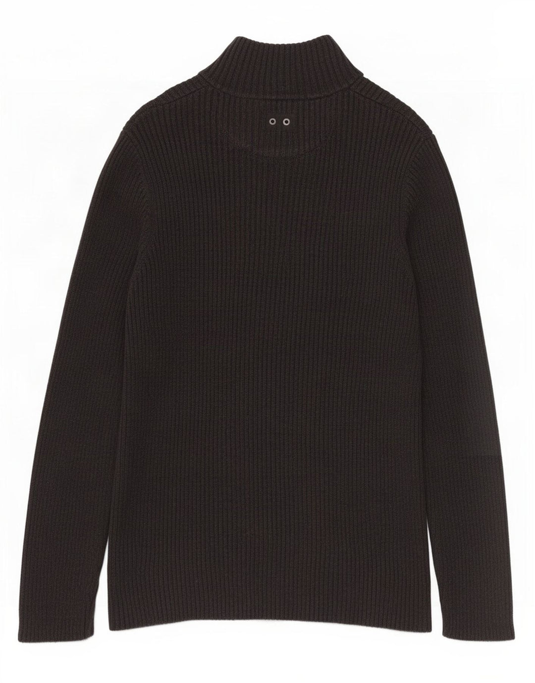 Maglione Converse da uomo con zip e collo in cotone grigio medio