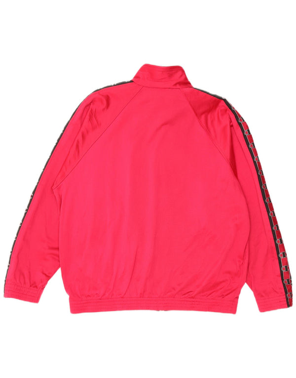 CHAMPION Giacca da tuta oversize da donna UK 16 Large Rosa