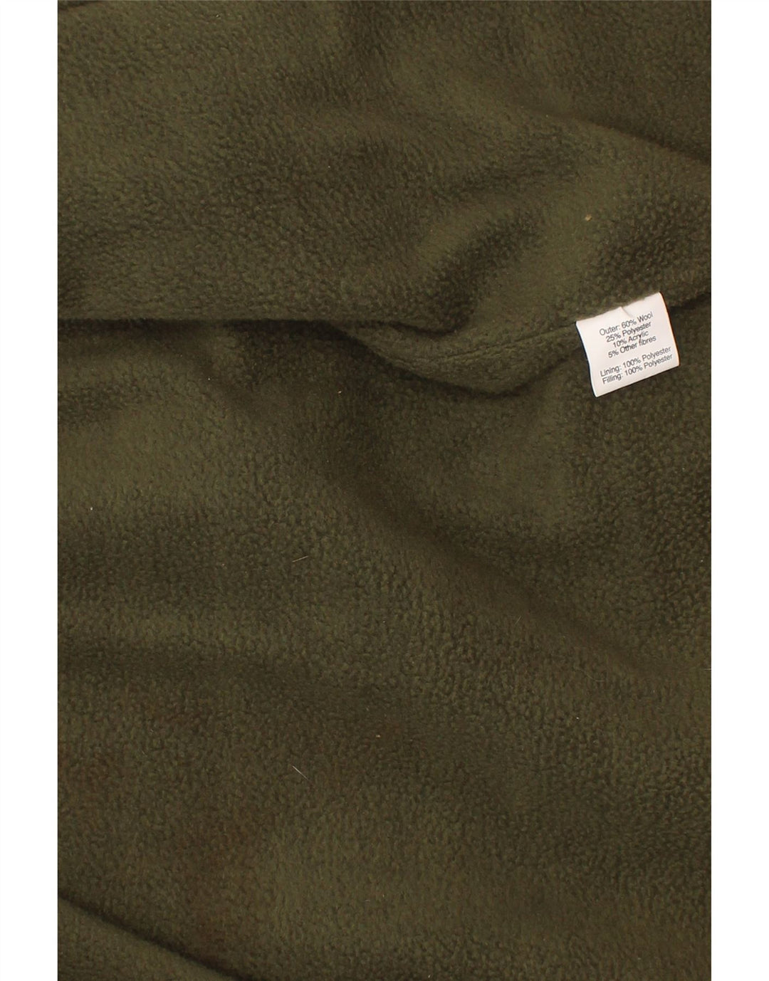 Cappotto vintage da ragazzo 4-5 anni in lana a quadri kaki