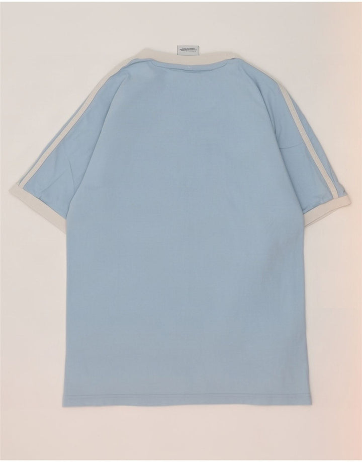 T-shirt Adidas da uomo Top Small in cotone blu