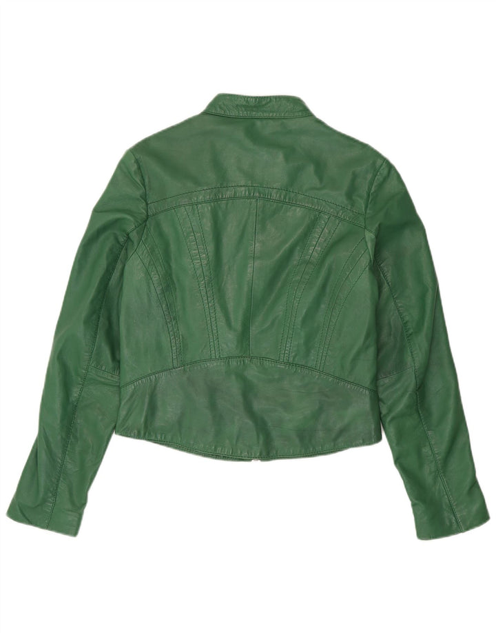 Giacca in pelle corta da donna Rino & Pelle EU 38 Pelle verde medio