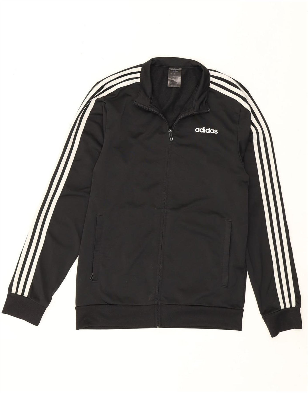 Giacca da ginnastica da uomo Adidas Small nera in poliestere