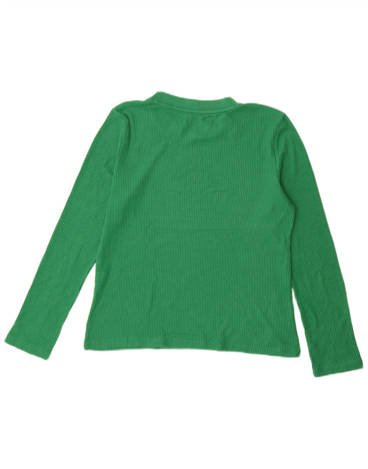 Maglia a maniche lunghe da donna ZARA UK 14 Verde medio