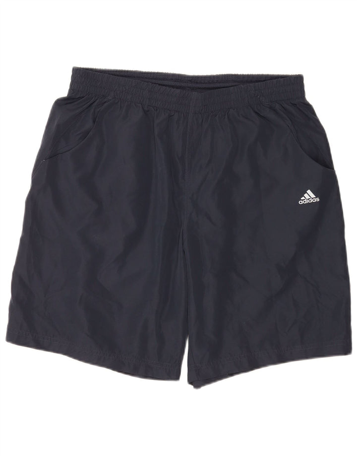 Pantaloncini sportivi ADIDAS Clima 365 grandi in poliestere blu navy