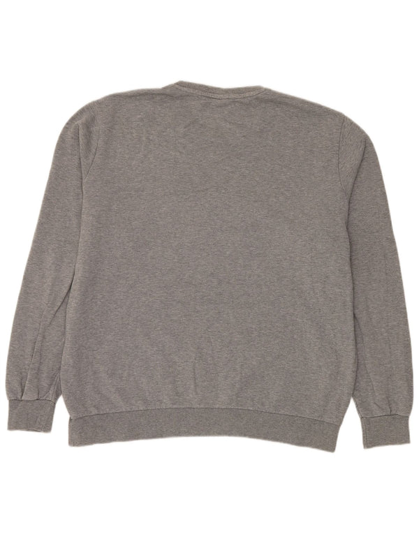 Felpa da uomo Puma Jumper XL in cotone chiazzato grigio