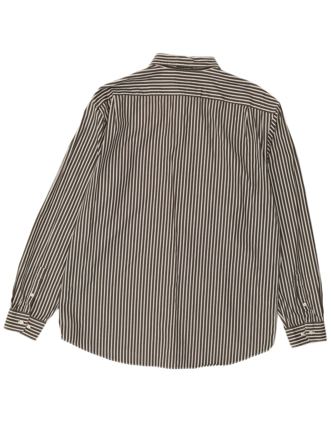 Camicia Lacoste da uomo vestibilità regolare taglia 44 XL cotone gessato grigio