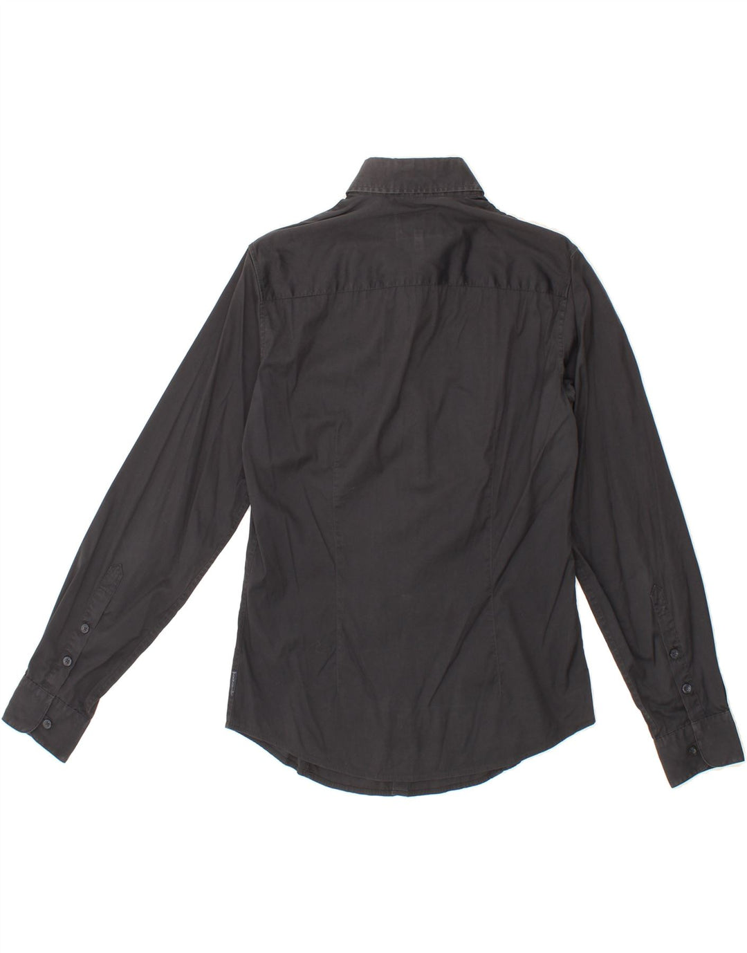 ARMANI JEANS Mens Shirt XS Navy Blue Cotton Vintage Armani Jeans and Second-Hand Armani Jeans from Messina Hembry 