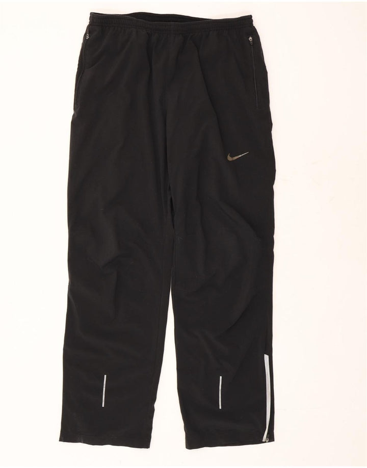 Pantaloni da tuta da uomo Nike Large neri in poliestere