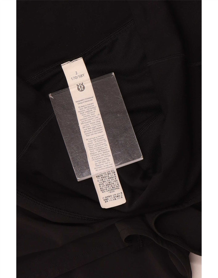 Pantaloncini sportivi da donna Lululemon US 2 XS nylon nero