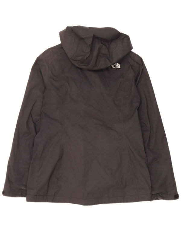 The North Face Womens Hooded Windbreaker Jacket UK 14 Medium Black