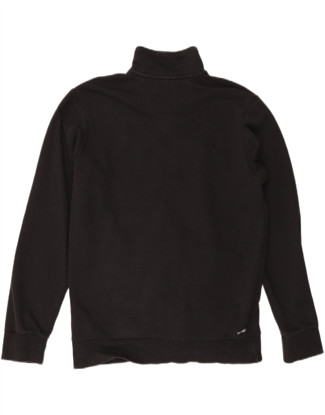 Giacca da ginnastica grafica da uomo ADIDAS grande in cotone nero