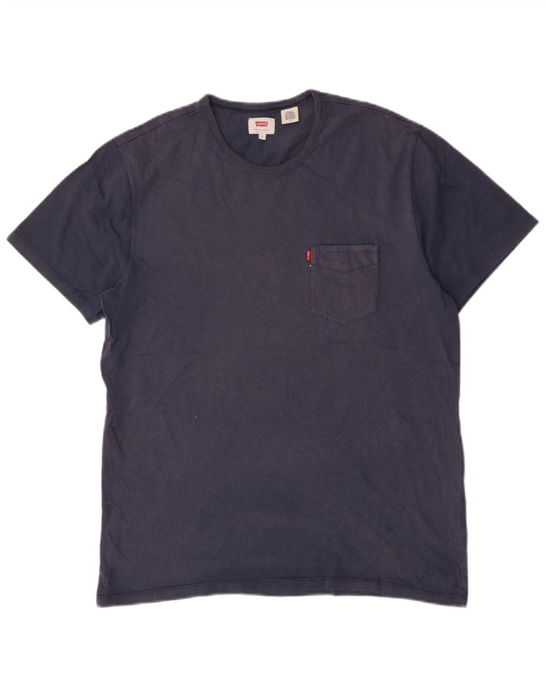 T-shirt da uomo Levi's Top Large in cotone blu navy