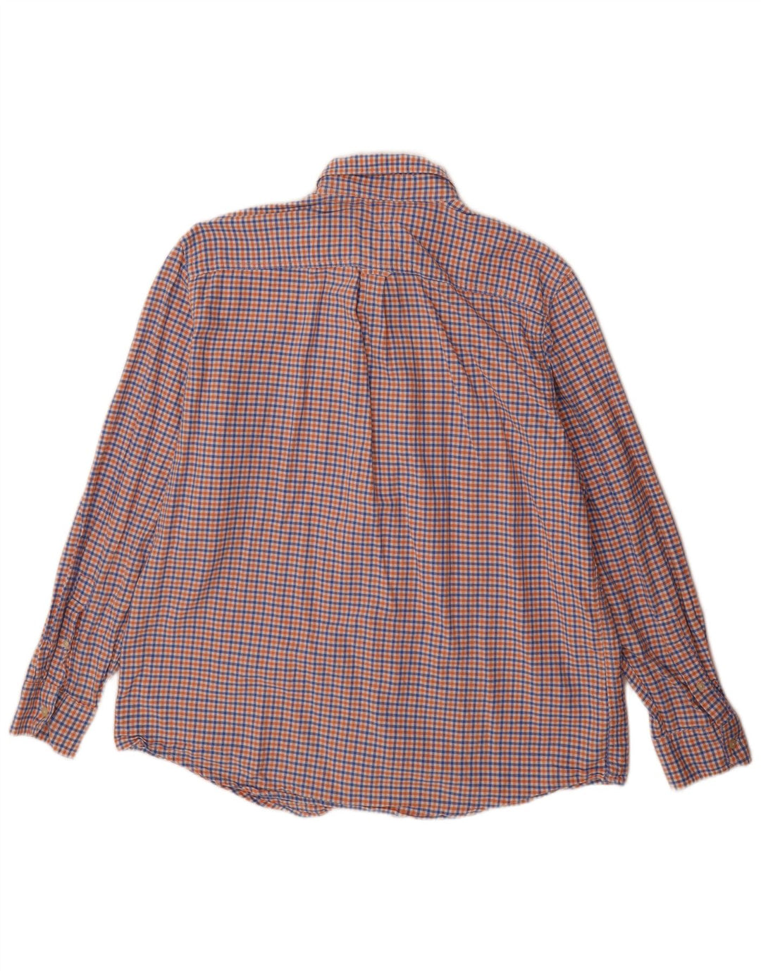 Camicia in flanella da uomo Chaps XL in cotone a quadretti blu