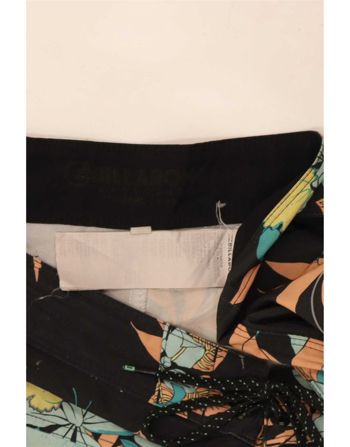 Pantaloncini da bagno da uomo Billabong di grandi dimensioni in poliestere floreale multicolore