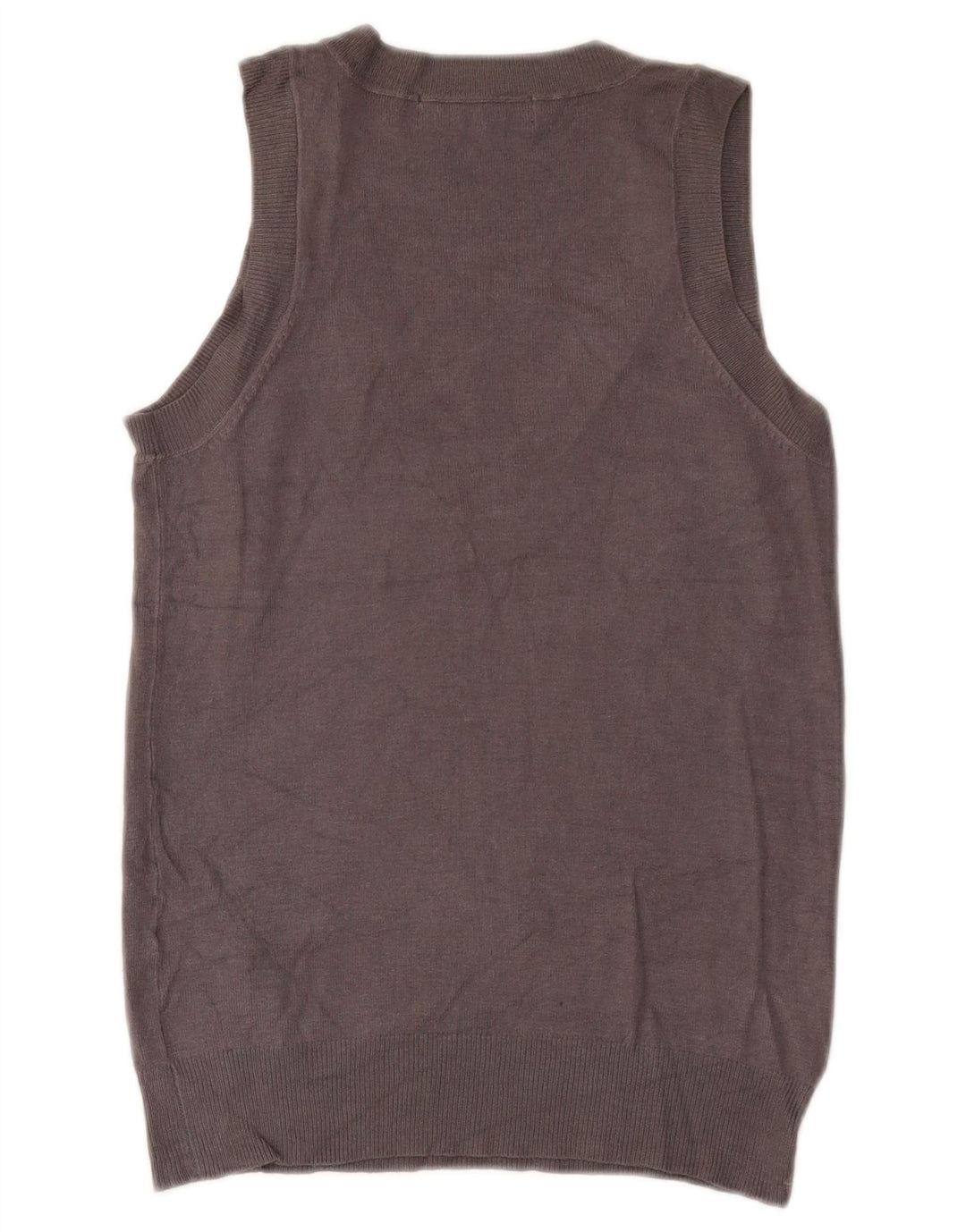 Canotta canotta da donna Zara UK 12 Viscosa grigio medio
