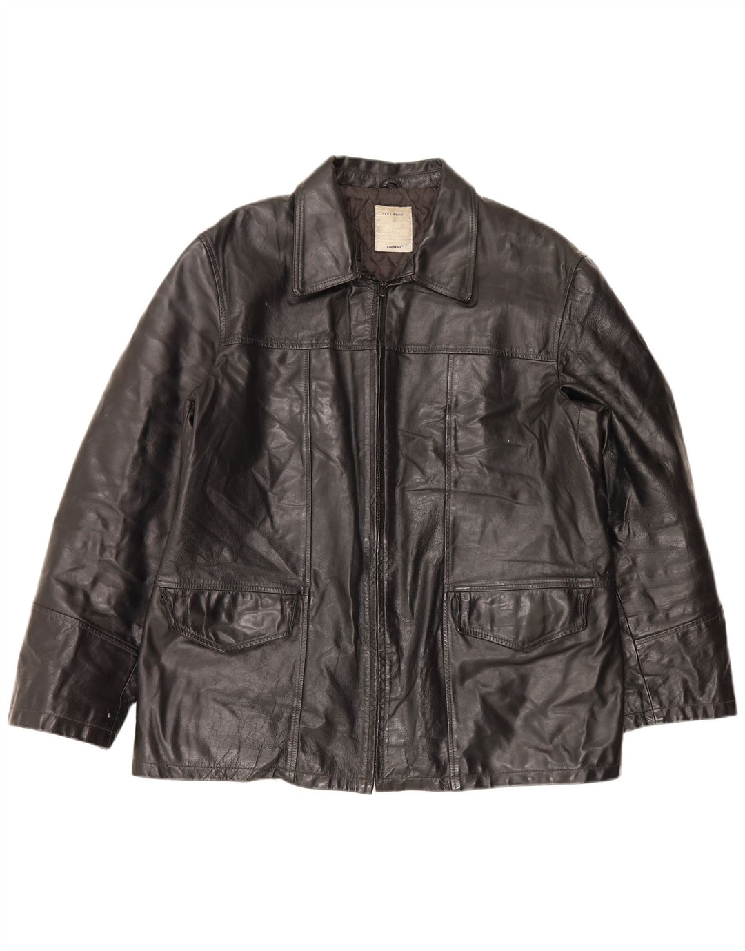 Giacca in Pelle Uomo Conbipel IT 56 2XL Nera