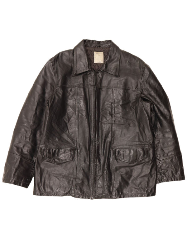 Giacca in Pelle Uomo Conbipel IT 56 2XL Nera