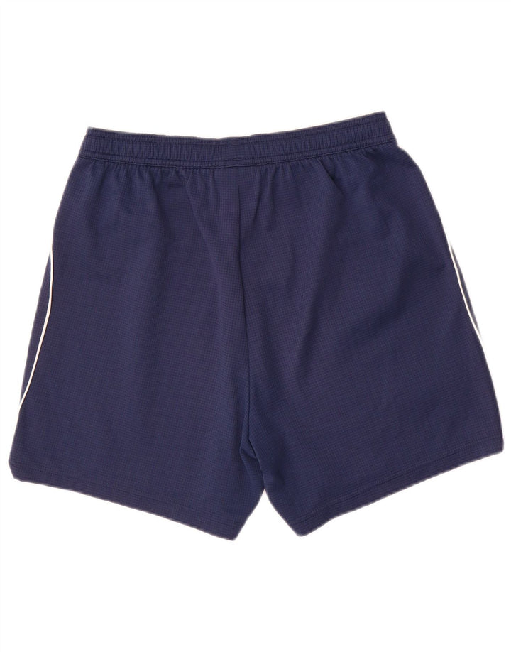 Pantaloncini sportivi Reebok da uomo piccoli in poliestere blu navy
