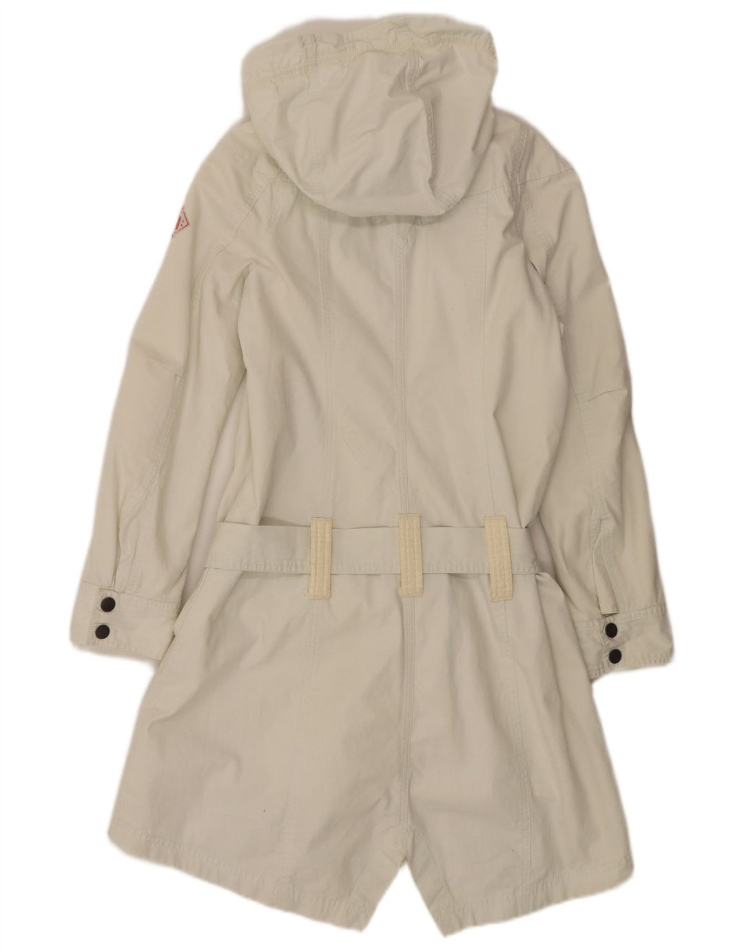 Giacca Parka con cappuccio da donna Diesel UK 10 Small Bianca in poliammide