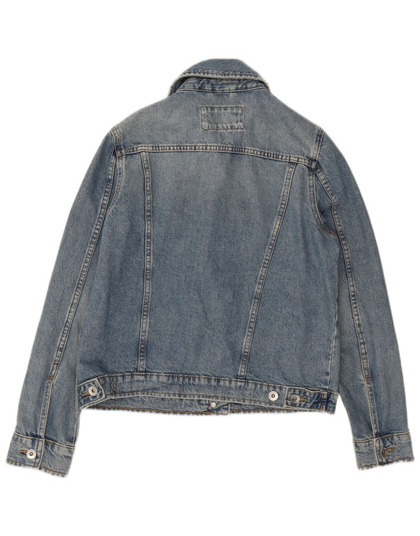 Giacca di jeans da donna Marks & Spencer UK 10 piccola cotone blu