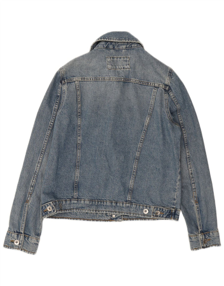 Giacca di jeans da donna Marks & Spencer UK 10 piccola cotone blu