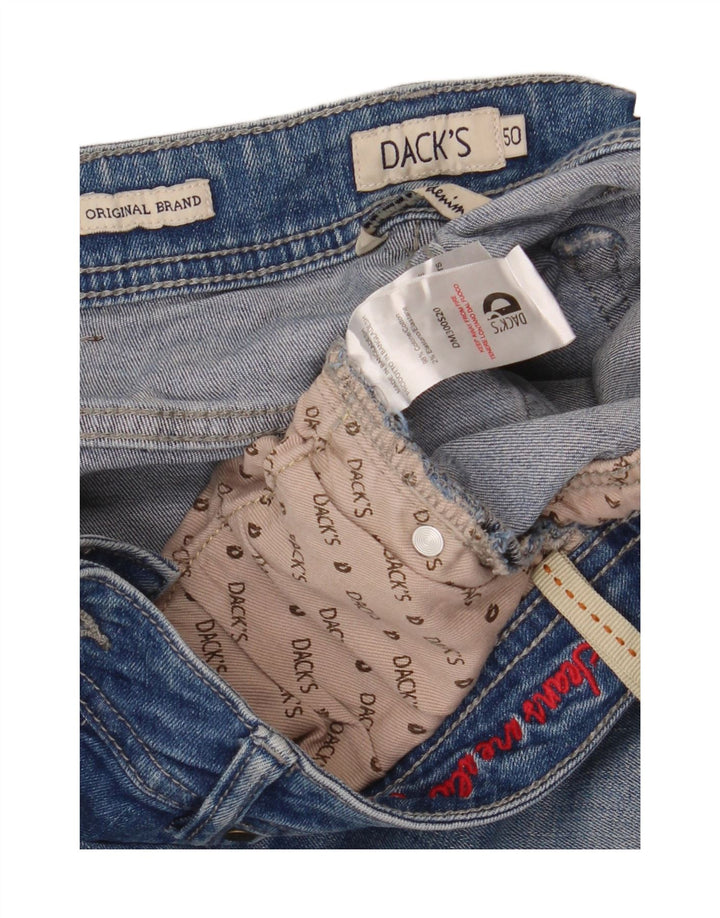 Jeans slim da uomo Dack IT 50 Large W34 L32 Cotone blu