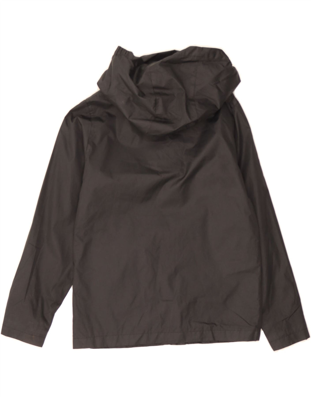 MOUNTAIN WAREHOUSE Boys Hooded Rain Jacket 7-8 Years Black Nylon Vintage Mountain Warehouse and Second-Hand Mountain Warehouse from Messina Hembry 