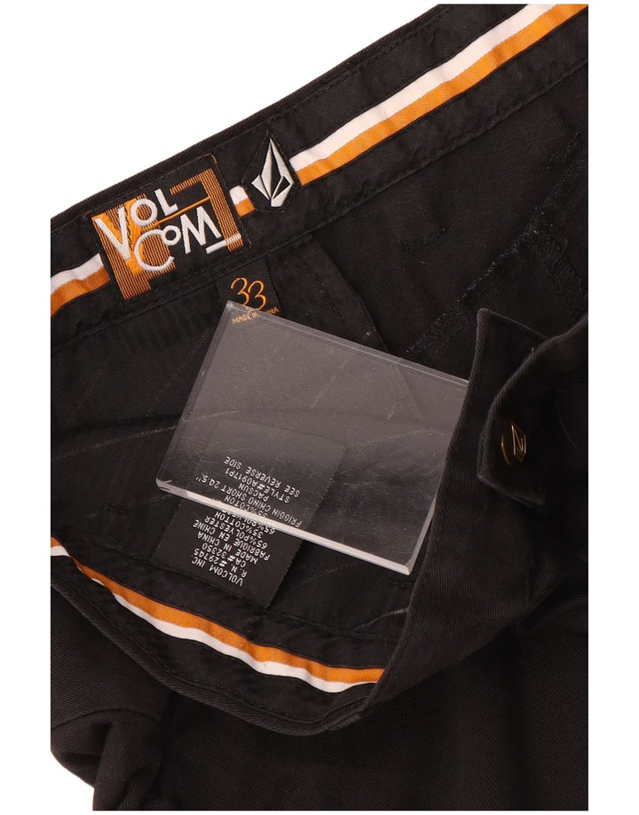 Pantaloncini cargo da uomo Volcom W33 medio nero poliestere