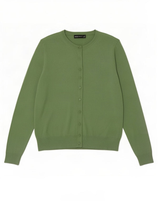 Maglione cardigan da donna Marks & Spencer UK 18 XL viscosa verde