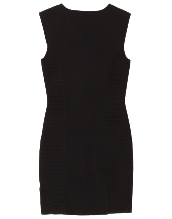 Ted Baker Abito tubino senza maniche da donna taglia 2 piccolo in viscosa nera