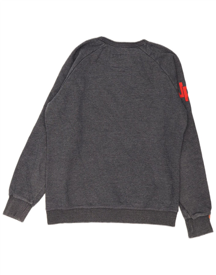 Felpa grafica da uomo Superdry Maglione 2XL Cotone blu navy