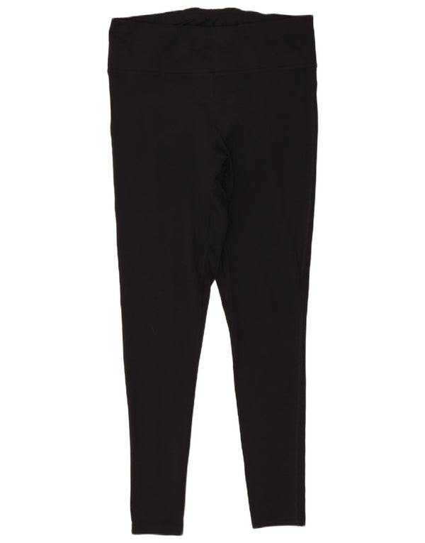 Leggings da donna Marks & Spencer UK 12 poliestere nero medio