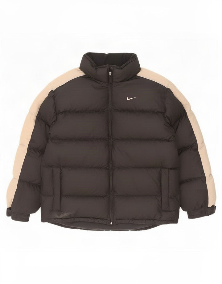 Giacca imbottita Nike da ragazzo 13-14 anni XL Poliestere color block nero