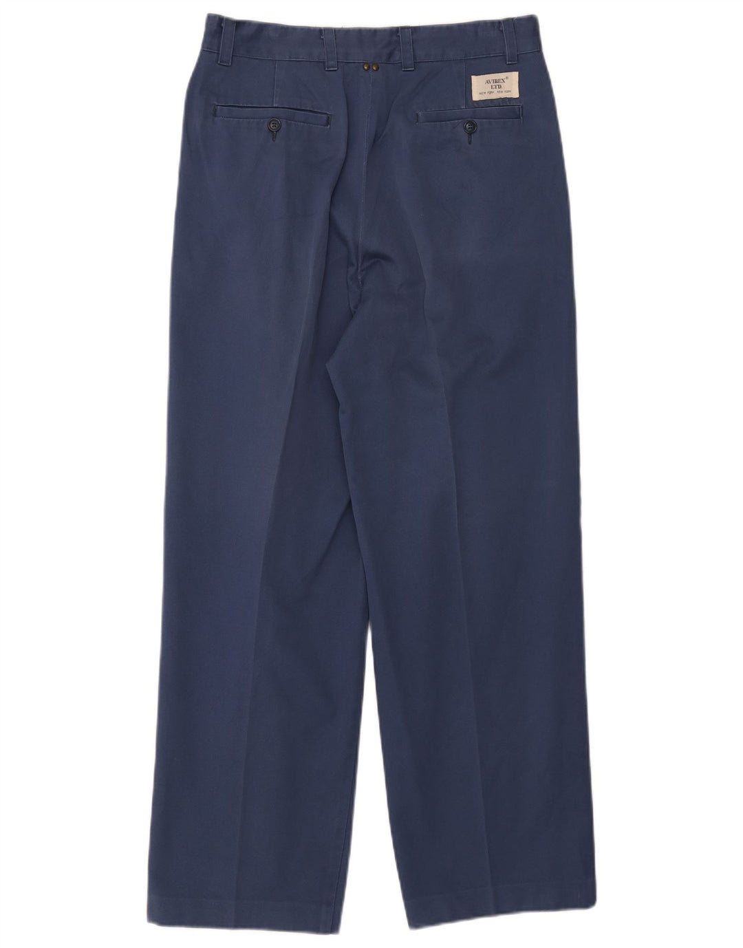 Pantaloni chino da uomo AVIREX con pegging W32 L29 cotone blu