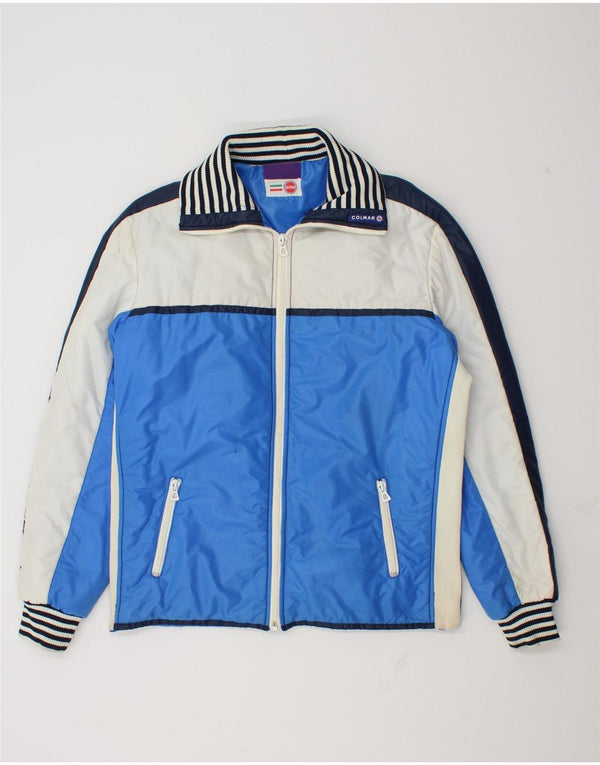 Giacca imbottita da uomo Colmar IT 50 Nylon color block blu medio