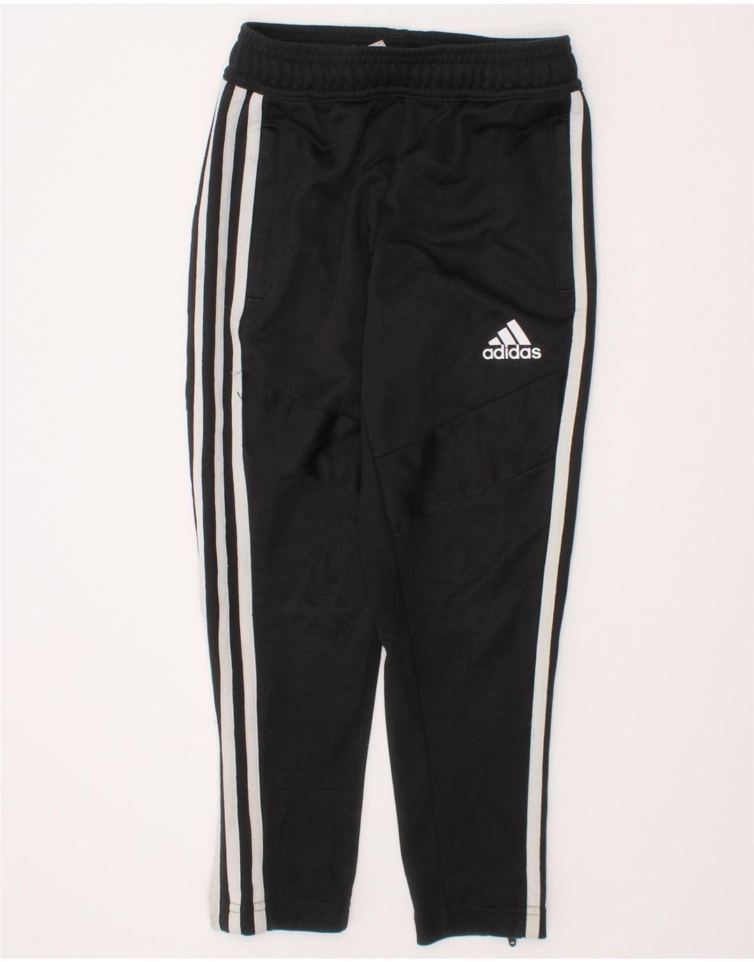 Pantaloni della tuta ADIDAS per ragazze Climalite 5-6 anni in poliestere nero