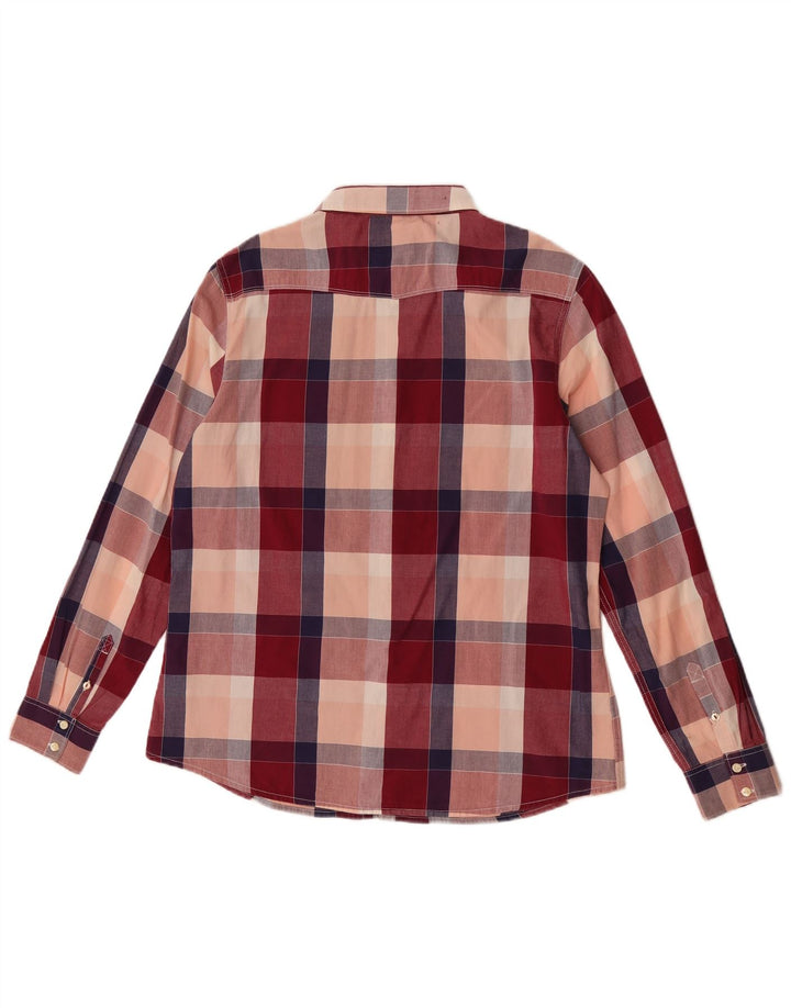 Camicia Wrangler da donna vestibilità regolare UK 18 XL cotone a quadri multicolore