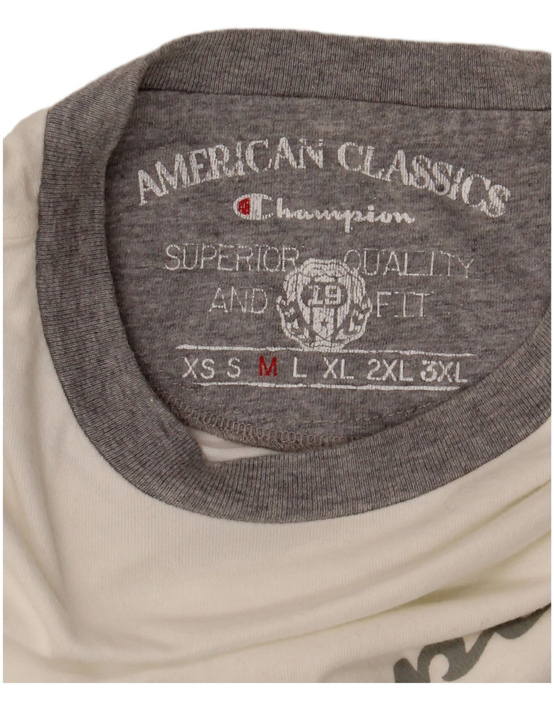 T-shirt grafica da uomo Champion Top bianco medio