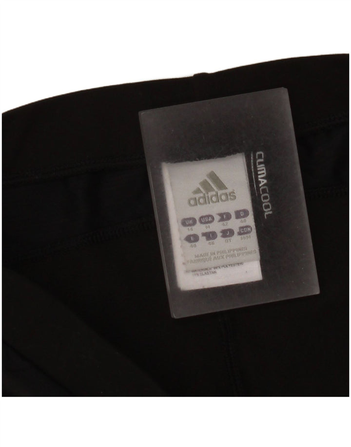 Pantaloncini sportivi Adidas Climacool da donna UK 14 poliestere nero medio