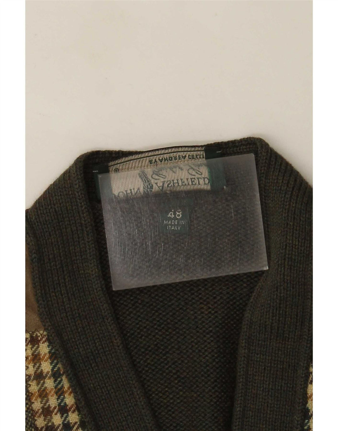 Maglione cardigan Cricked Club da uomo John Ashfield IT 48 Verde medio